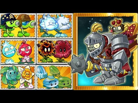 Random 30 Team Plants VS Guard Gargantuar LEVEL 10 - PvZ 2 Chinese Version Battlez