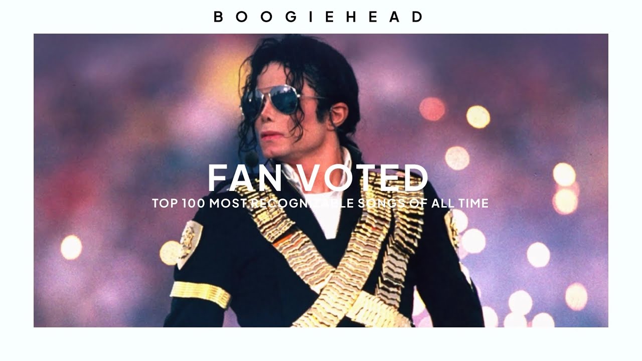 (fan-voted) top 100 most recognizable songs of all-time