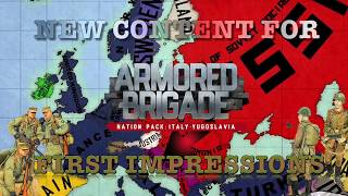 Cold War goes HOT!  Italy vs Yugoslavia DLC for Armored Brigade