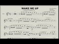 Avicii Wake Me Up Flute Sheet Music