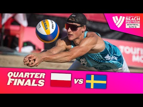 Bryl/Łosiak vs. Hölting Nilsson/Andersson, E - Quarter Final Highlights | Montreal 25 #BeachProTour