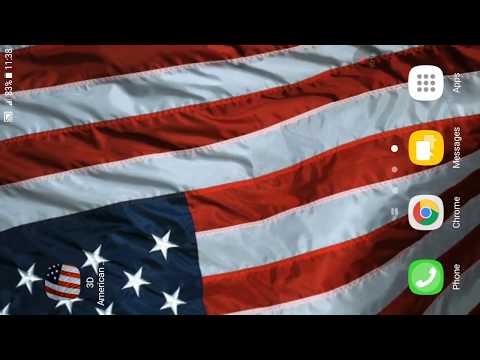 American Flag Live Wallpaper Video