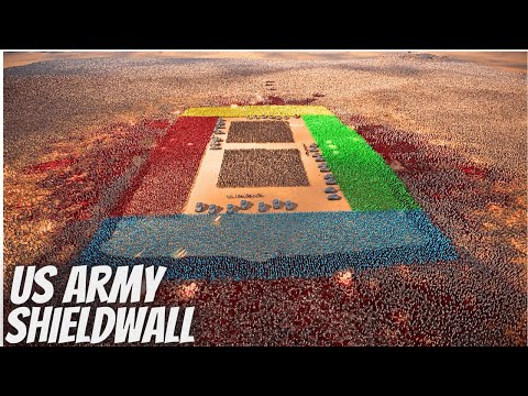 T-45 T-80 & 30,000 US ARMY SHIELDWALL vs 3 MILLION ZOMBIES | Ultimate Epic Battle Simulator 2 UEBS 2