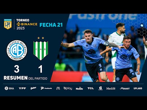 #TorneoBinance 2023 | Fecha 21 | resumen de Belgrano - Banfield