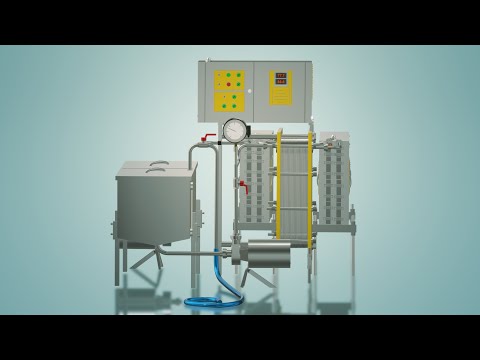 Пастеризатор для производства сыра и сливок 3 т/ч УЗМ-3,0П