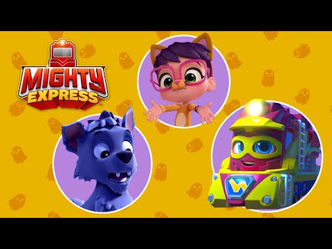 Happy Halloween! Mighty Express + PAW Patrol + Abby Hatcher Compilation #1 - Mighty Express Official
