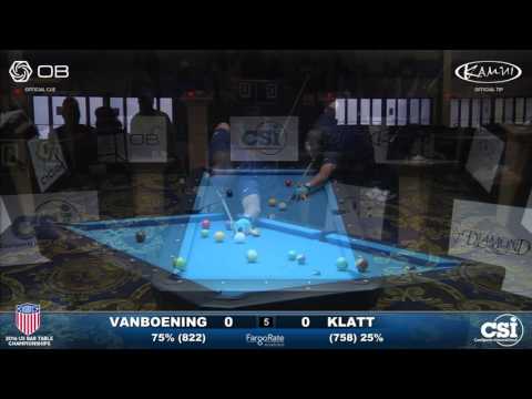 USBTC 8-Ball: Shane Van Boening vs Jason Klatt Final