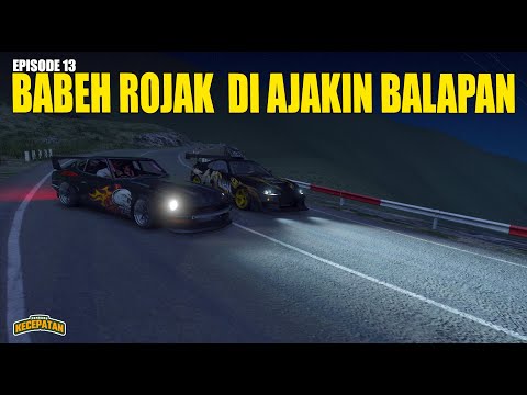 BABEH ROJAK DI AJAKIN BALAPAN -PEMBURU KECEPATAN