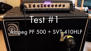 Video thumbnail for Ampeg PF 500 + SVT 410HLF - Test #1 by Francesco Alga Zucchi