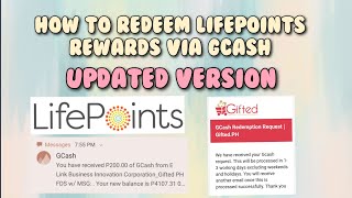 Lifepoints: How to redeem points via Gcash | Updated version