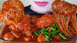 Download lagu ASMR BAKSO URAT JUMBO SOUN KUAH PEDAS | ASMR MUKBANG INDONESIA mp3