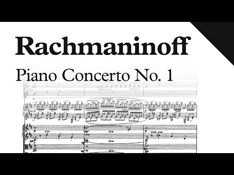 Rachmaninoff - Piano Concerto No. 1, Op. 1 (Sheet Music)