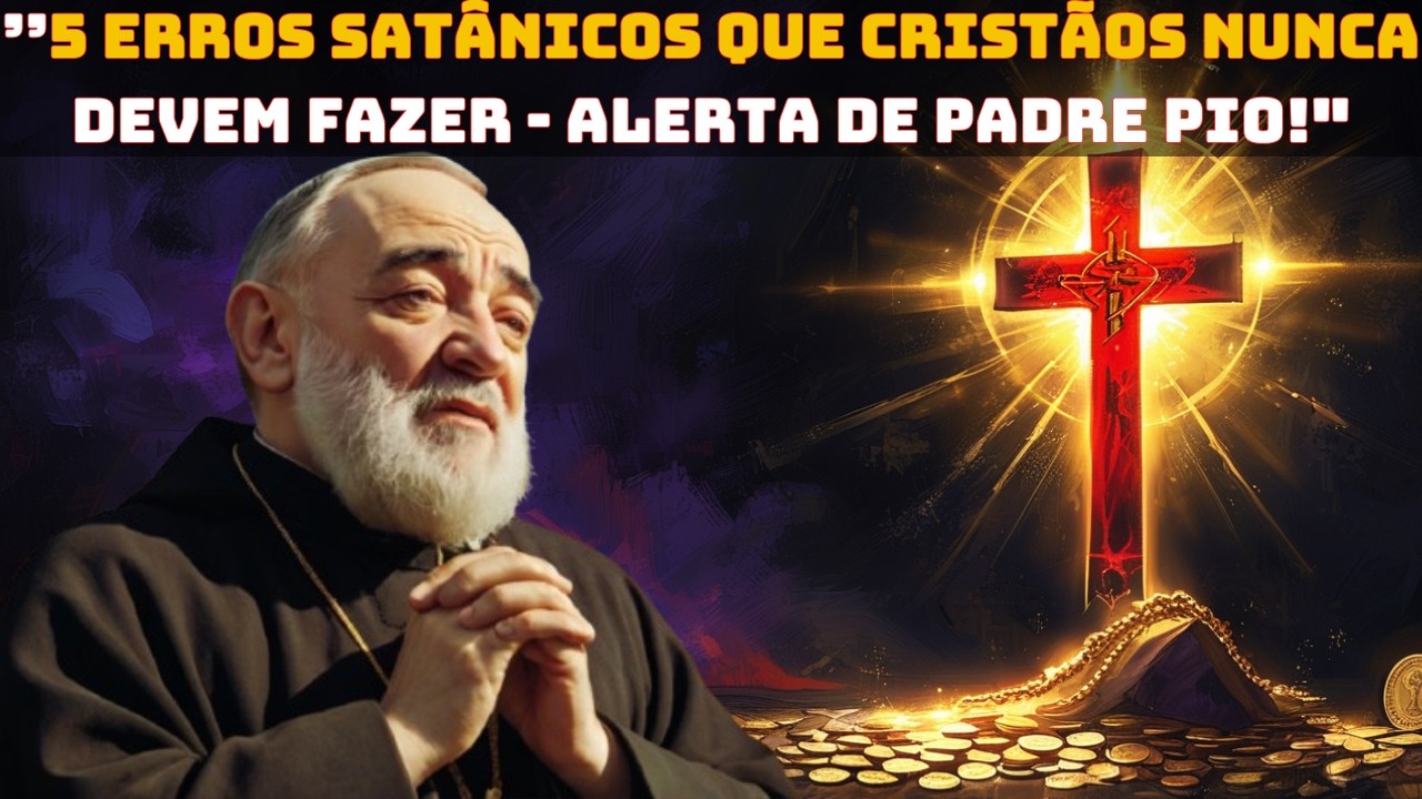 PADRE PIO: NÃO FAÇA ISSO, É SATÂNICO! ESSAS 5 COISAS QUE NUNCA DEVEMOS FAZER COMO CRISTÃOS!!