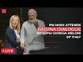 PM Narendra Modi At Raisina Dialogue With Italian PM Giorgia Meloni