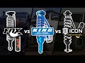 King Vs Fox Vs Icon Baseline Off The Shelf Shock Behaviors