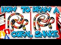 How To Draw A Coral Snake