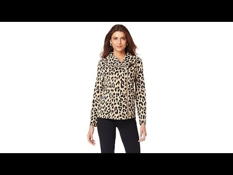 Serena Williams Asymmetric ZipFront Jacket