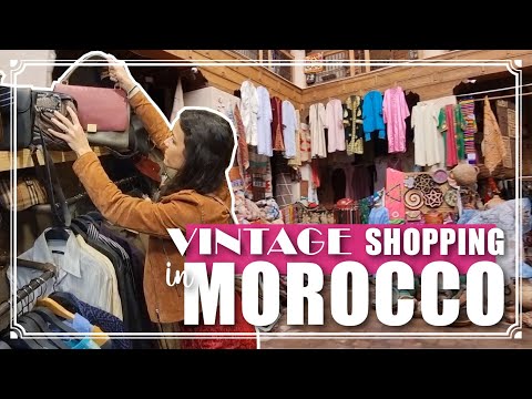 I found VINTAGE TREASURES in MARRAKECH!!! | Vintage shopping VLOG in MOROCCO
