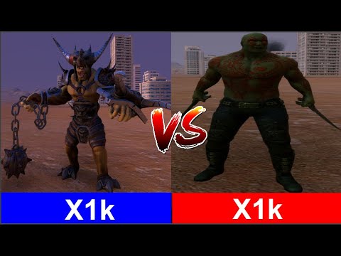 drax the destroyer Vs giant ogre (1 vs 1) - Ultimate Epic Battle Simulator