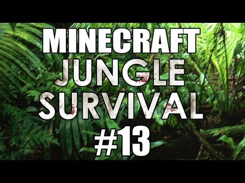 Crazed Minecraft Jungle Survival: Epic Church Build!