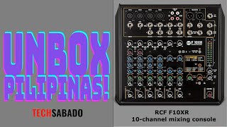 Video thumbnail for UNBOX PILIPINAS! | RCF F 10XR 10-channel mixing console with multi-FX & recording by TechSabado