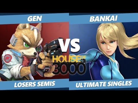 Smash Ultimate Tournament - Gen (Fox) Vs. Bankai (ZSS) SSBU Xeno 160 Losers Semis