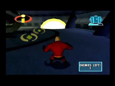 [OLD] The Incredibles Video Game Walkthrough Bonus: Part 1/2 - Mr. Incredible's Battle Mode