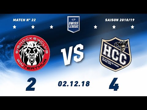 02.12.2018 EHC Winterthur - HC La Chaux-de-Fonds (2-4)