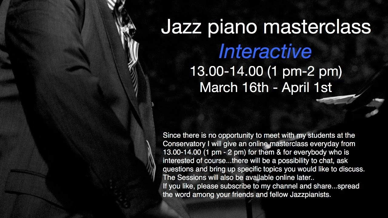 Masterclass Interactive Friday March 20th