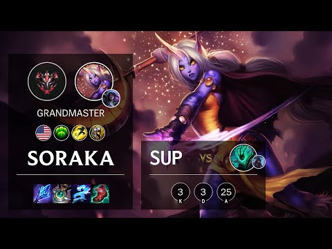 Soraka Support vs Thresh - NA Grandmaster Patch 11.8