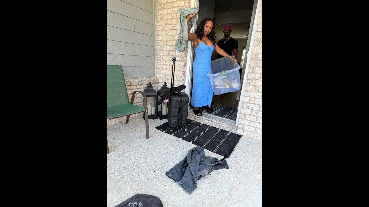 Brinna throws Phill’s clothes out the house!