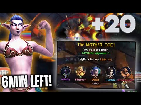 +20 Motherlode with 6min left! | Rank One Balance Druid (3900io)