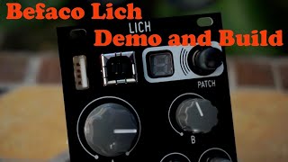 Video thumbnail for Befaco Lich - Demo and Build video by Synth Diy Guy