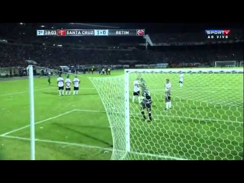 Santa Cruz 2 x 1 Betim Campeonato Brasileiro Série C 03/11/2013 "Gols"