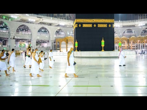 NOW || A Heavy Crowd Performing Tawāf Around the Ka'bah