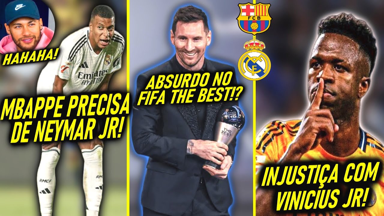 QUE ISSO! - MESSI MELHOR do MUNDO - MBAPPE PRECISA de NEYMAR! - SALAH e DE BRUYNE de SAÍDA!