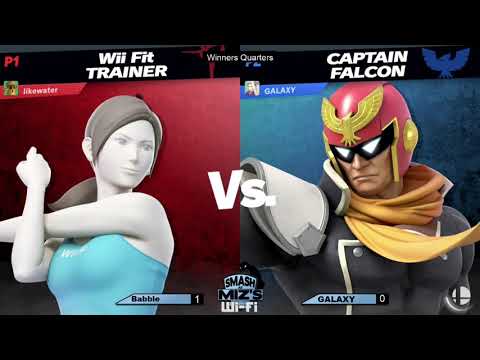 Smash @ Miz's WiFi 3 - Babble (Wii Fit Trainer) vs. GALAXY (Captain Falcon) Winners Quarters