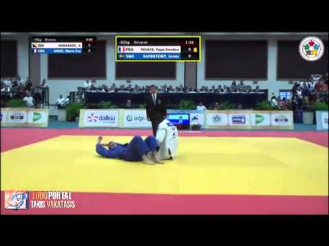 World Judo Championships Juniors, Miami 2014 Bronze -81kg NDIAYE (FRA) - BJORKTORP Jonas (SWE)