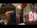 President Trump Makes An Announcement With The National Association Of Manufacturers