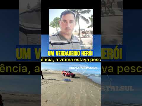 Homem morre ao tentar salvar jovem no mar em Jaguaruna