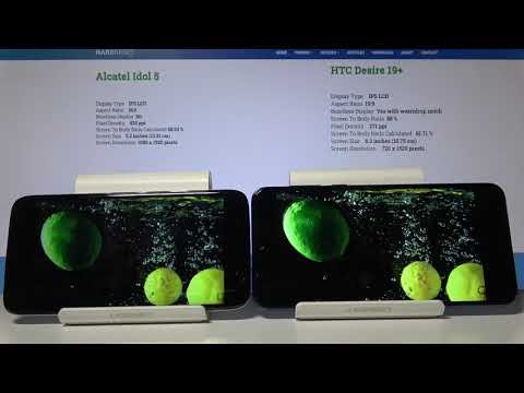 HTC Desire 19+ vs Alcatel Idol 5 | Display Comparison
