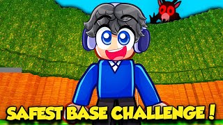 Building THE SAFEST BASE EVER In ONLY 30 MINUTES in 99 Nights in the Forest!