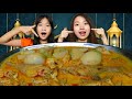 MUKBANG LONTONG OPOR CHICKEN EID SPECIAL