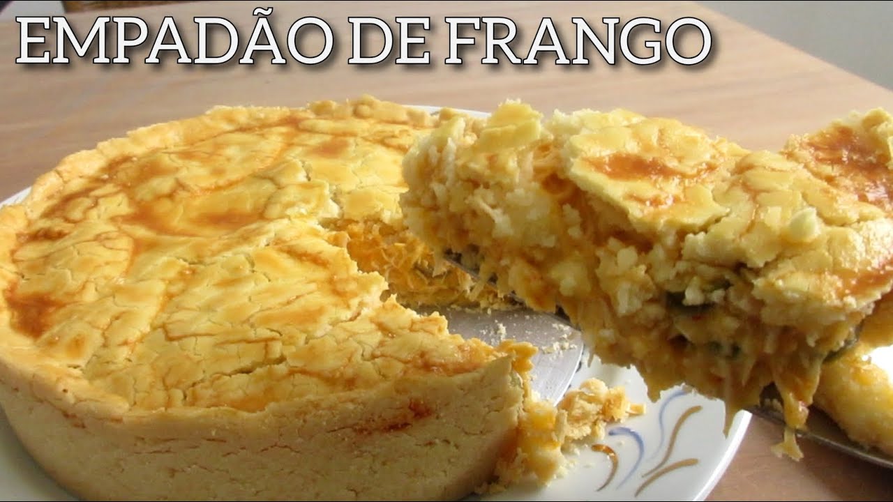 EMPADÃO DE FRANGO CREMOSO SEM GLÚTEN mais fácil e rápido do mundo | FEITO COM FARINHA DE ARROZ