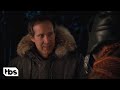 National Lampoon's Christmas Vacation: Clark’s Cooking Oil Fires His Sled Down Hill (Clip) | TBS