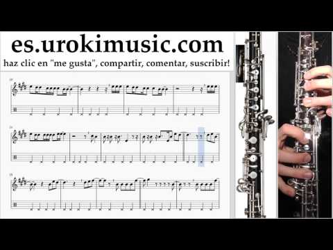 Tutorial de Oboe Imagine Dragons - Walking the Wire Clases Notas Parte#2 um-i927