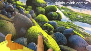 Máy in màu 3D trên mọi vật liệu như Ván gỗ mdf mfc van nhựa kiếng gạch men... với độ sắt nét như th