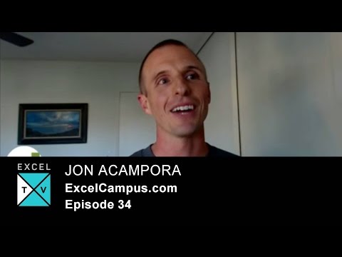 34: Jon Acampora ExcelCampus.com - VBA Pro Course