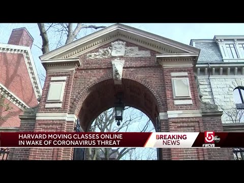 ハーバード大学は、コロナウイルスの脅威をきっかけにオンラインでクラスを移動する (Harvard moving classes online in wake of coronavirus threat)