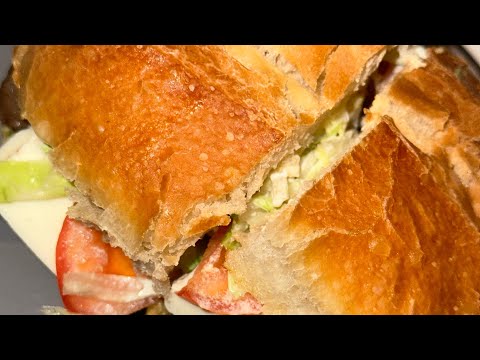 Mexican Torta Sandwich Recipe (wow) Air5 Cooking!!